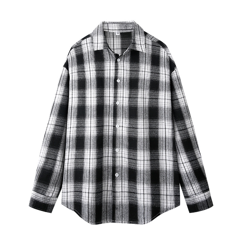 Unisex Plaid Button Down Shirt - Embellish Knit review and price