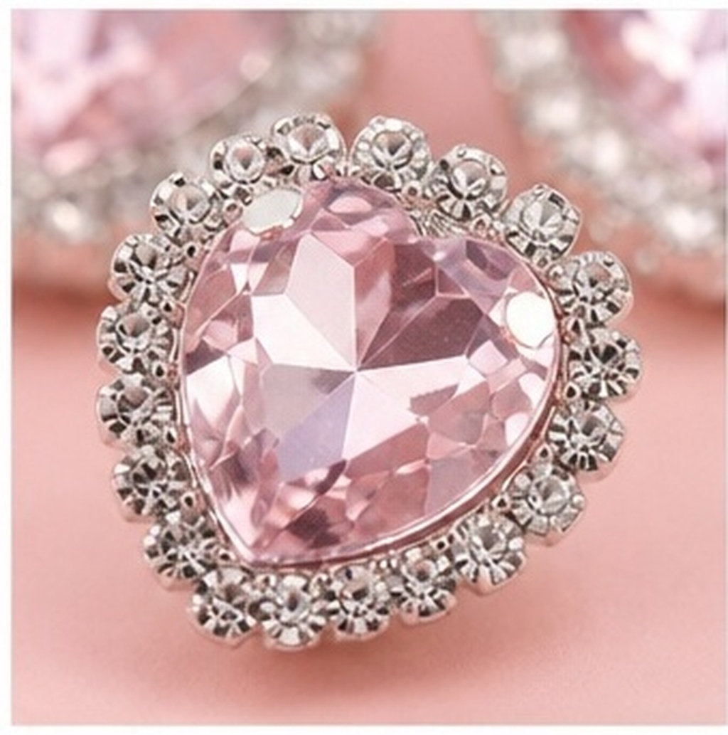 30Pcs Heart Sewing Rhinestone  - Embellishment Glue Craft review and price
